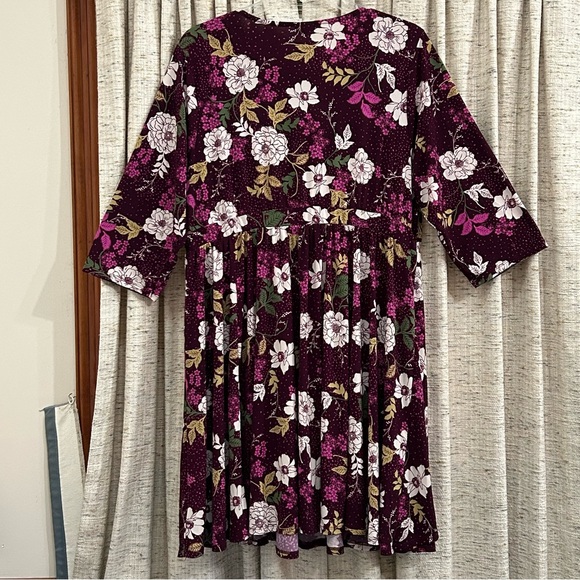 Torrid Studio Knit Surplice Faux Wrap Dress - 3X - Picture 5 of 7